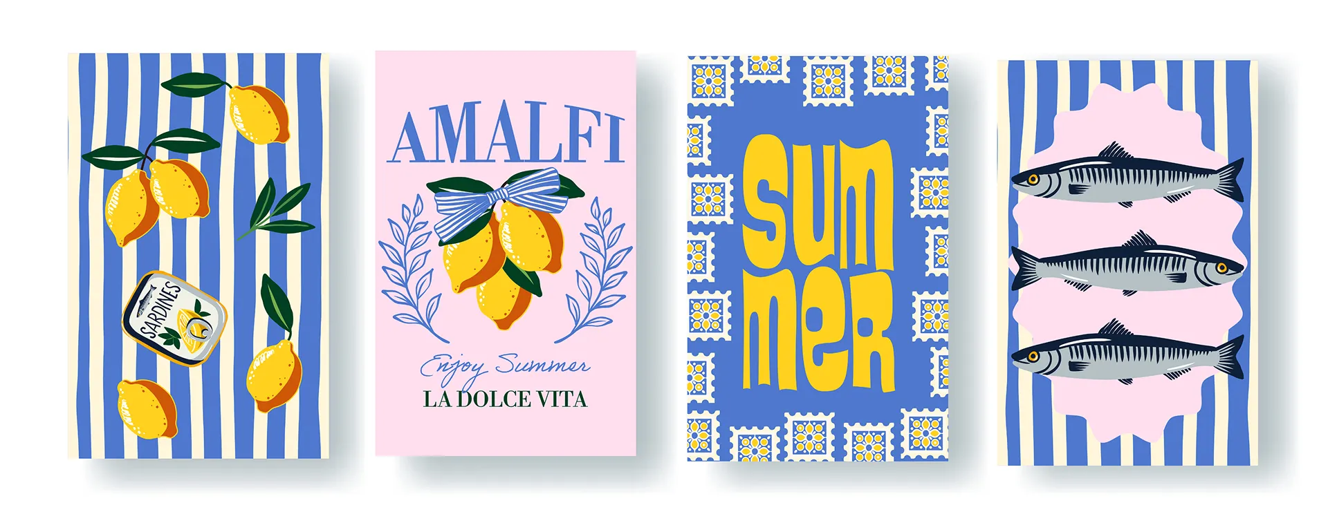 custom summer themed postcards